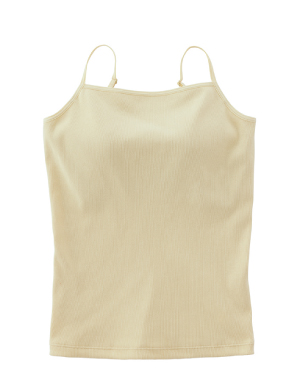 CUP IN COTTON RIBBED CAMISOLE